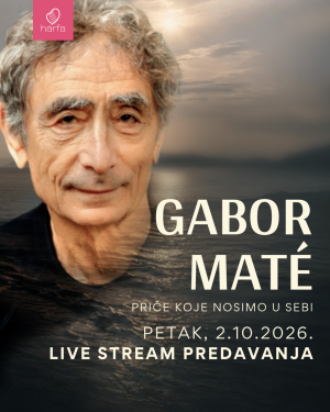 Trauma modernog čoveka – Predavanje dr. Gabora Matea, Live Stream, 2. 10. 2026. u 18:30